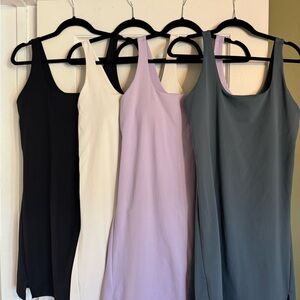 Bundle! 4 Athletic Dresses Old Navy PowerSoft Size Large — Lot of 4 Dresses